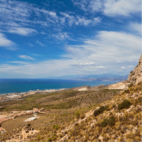 Take a day trip to the nearby coast for some fun in the sun