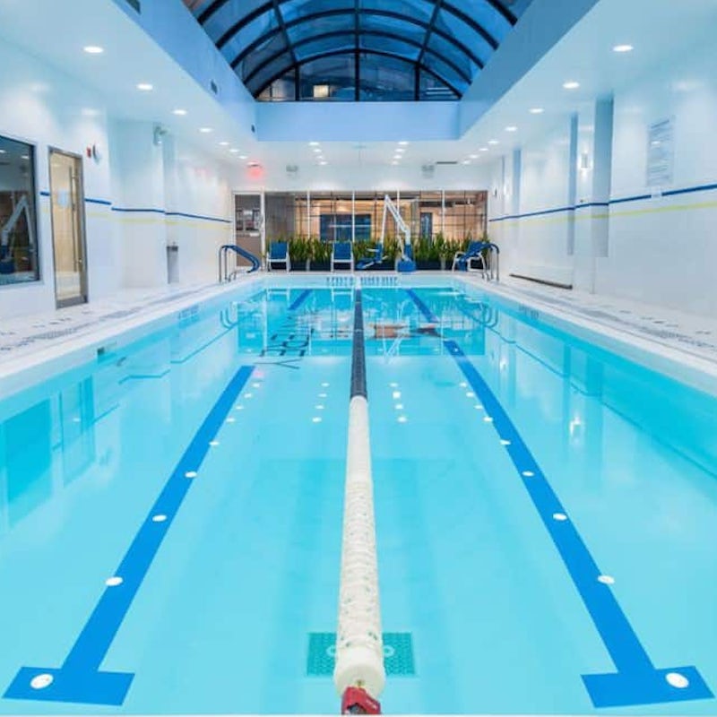 Swim some lengths in the shared swimming pool