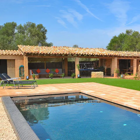Enjoy lazy days relaxing by the pool or hiking through the surrounding countryside 