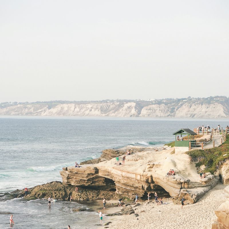 Head to the picturesque La Jolla Cove for abundant marine life and incredible sunsets – it's just over a five-minute drive away