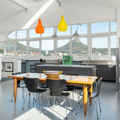 Feast on views of Signal Hill while enjoying a celebratory meal