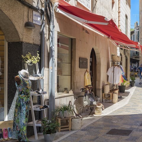Wander the streets of popular Pollensa