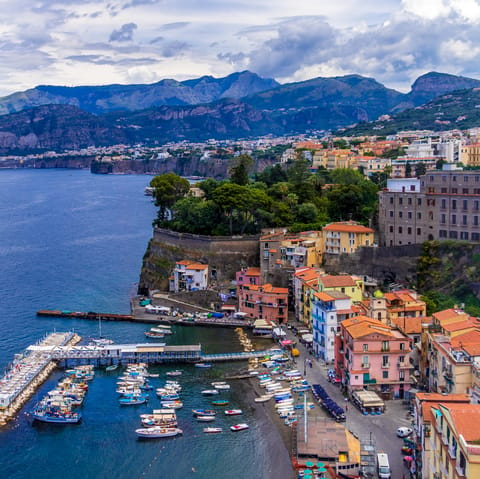 Stay in the heart of beautiful Sorrento on the Amalfi coast