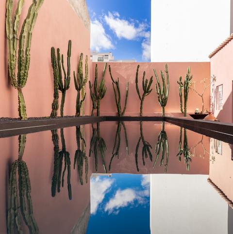 Cool off in the immaculate riad-inspired pool