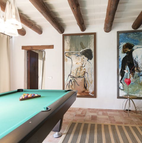 Play billiards in style