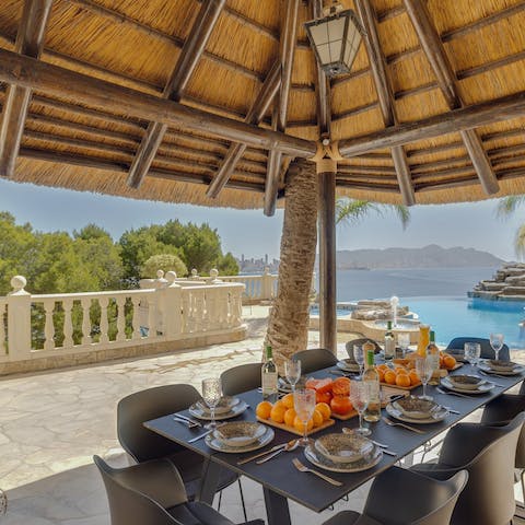 Light the barbecue and savour the magic of alfresco dining