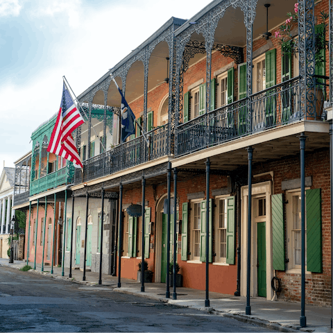Explore vibrant New Orleans from your location in the Central Business District