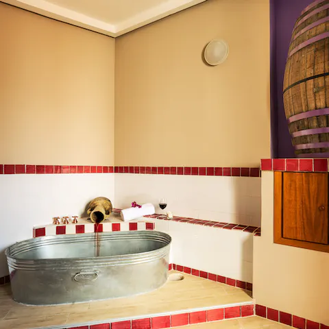  Enjoy a taste of Sicily in the wine therapy room