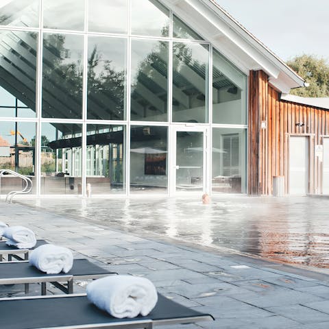 Pamper yourself at the on-site spa and wellness centre