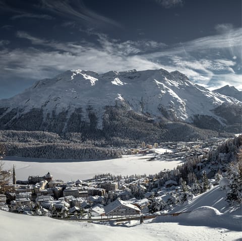 Stay near the heart of stunning St Moritz