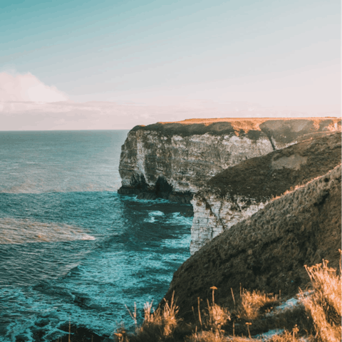 Stay just a few minutes' drive away from Flamborough Head