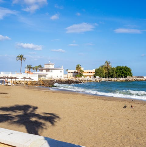 Stay just footsteps from Fuengirola's 8km long promenade and beach