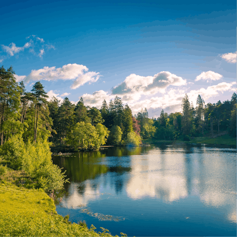 Check out stunning Tarn Hows – it's a short drive away