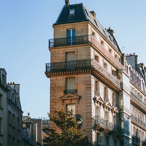 Stay in artsy Saint-Germain-des-Prés, close to bars and restaurants