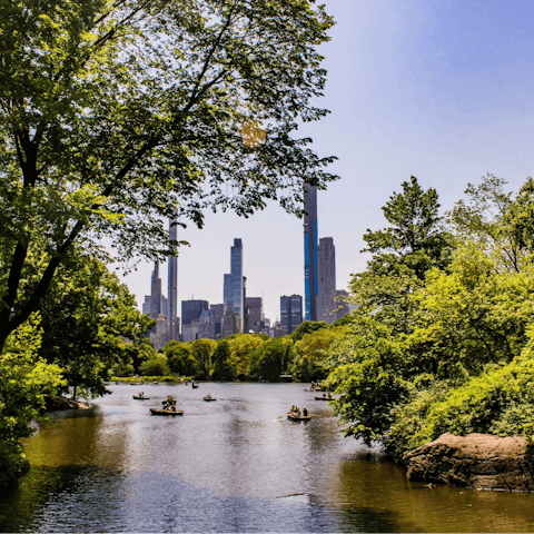 Have a wander down to Central Park and explore its diverse landscapes