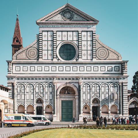 Visit the historic Basilica of Santa Croce, just two minutes from your door