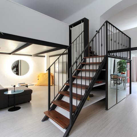 A staircase that makes a statement