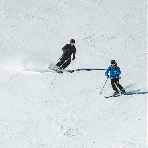 Drive around fifteen minutes to the Baquiera ski resort