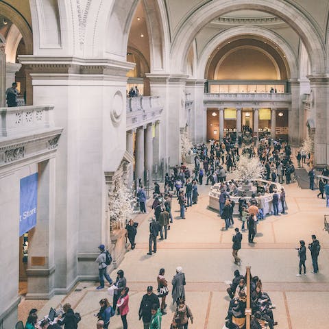 Spend the day at The Metropolitan Museum of Art – it's a fifteen-minute walk away
