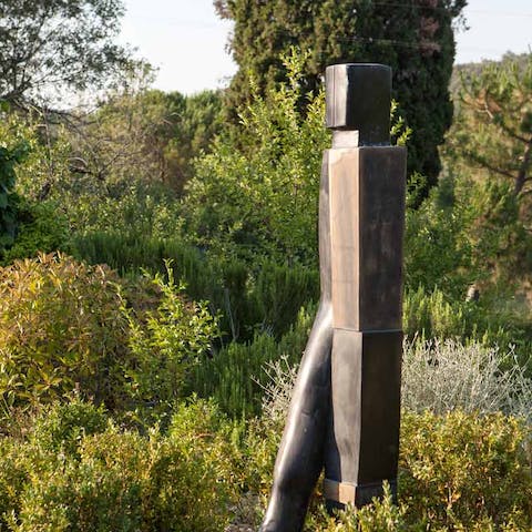 Wander through your very own sculpture garden