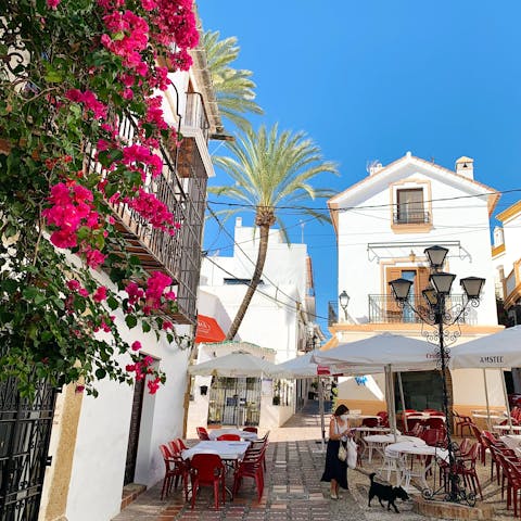 Sample the restaurants and bars in Marbella's Old Town