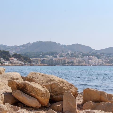 Walk along the vineyards to Moraira, exploring the heart of the town and stopping off for lunch