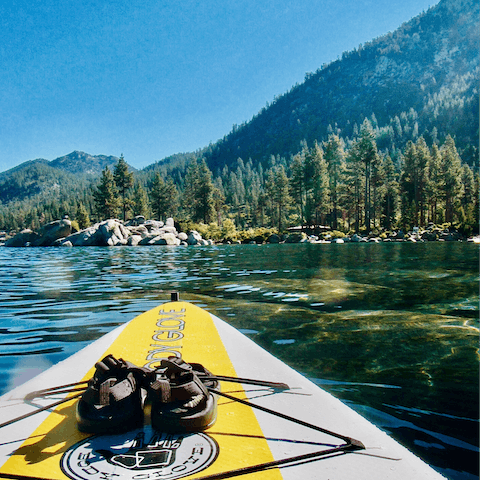 Discover Lake Tahoe from your location less than a mile away from downtown Truckee