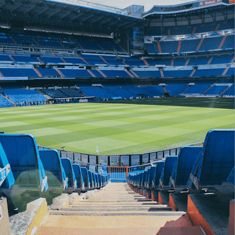 Take a tour of the iconic Santiago Bernabéu Stadium