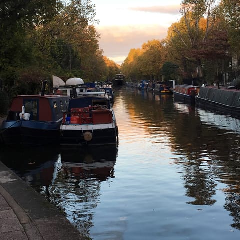 Take a boat trip in Little Venice, just five minutes away on the Bakerloo Line
