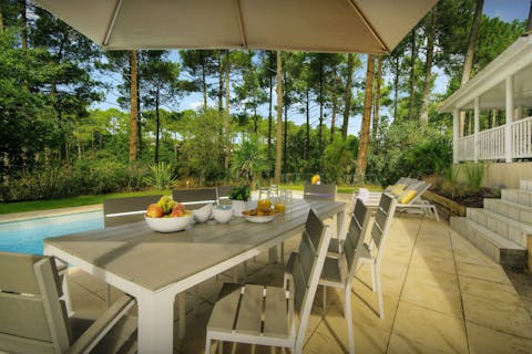 Dine alfresco with loved ones on the serene terrace