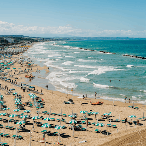 Drive to Beach Torre San Giovanni and spend sunshine days in a blissful state