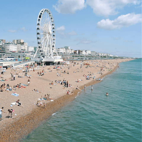 Paddle at the beach – it's just fifteen minutes away