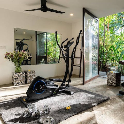Work out in the privacy of your home gym