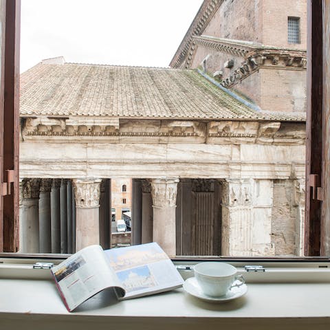 The Pantheon on the doorstep