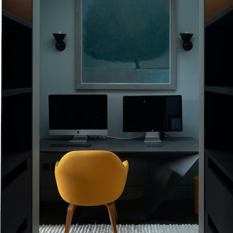 Get down to business at the dedicated workspace