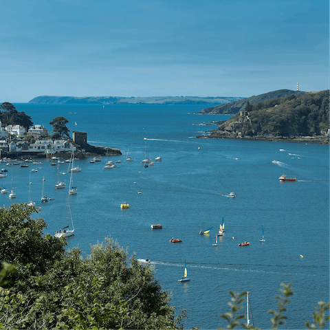 Enjoy quintessential seaside charm from the town of Fowey