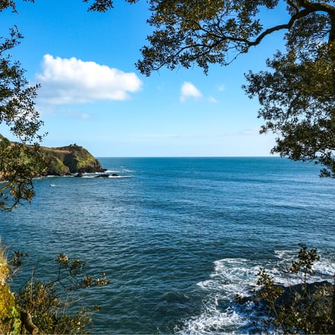 Savour the natural beauty of the Cornish coastline with a long walk 