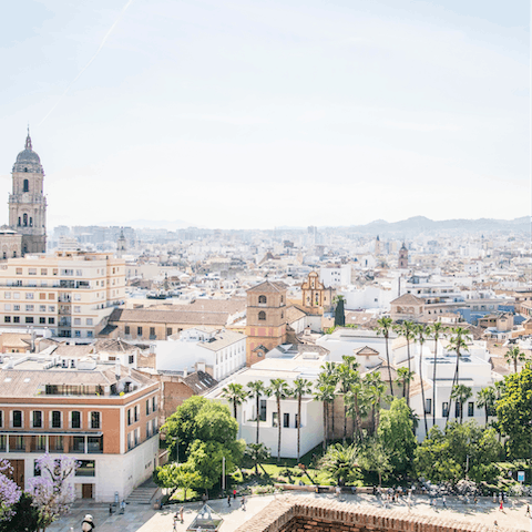 Make the most of your central Malagan location, within walking distance of the cathedral, museums, Alcazaba and the Plaza de la Marina 