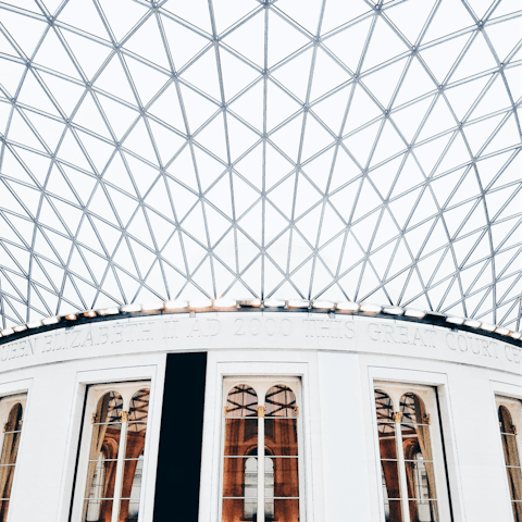 Explore over two million years of human history at the stunning British Museum – it's just a hundred yards down the road