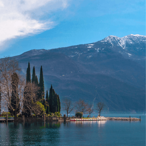 Experience the beauty of Lake Garda from the town of Desenzano