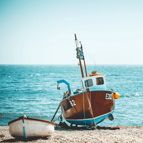 Explore the traditional fishing village of Beer on the World Heritage Jurassic Coast