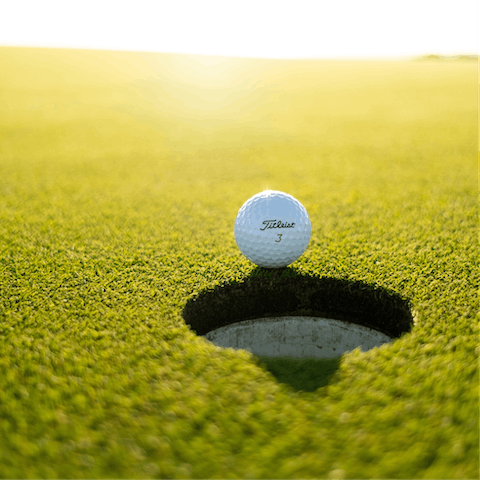 Enjoy a round or two of golf in one of Palm Desert's many golf courses, the closest being a five-minute drive away