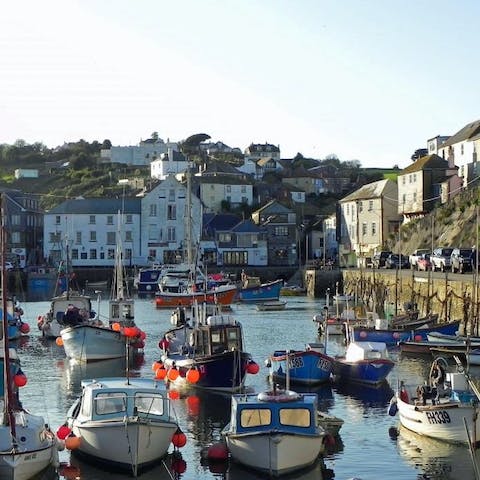 Walk to Mevagissey in just twenty minutes