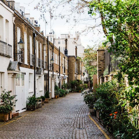 Explore picturesque Chelsea  – the King's Road is a three-minute walk away