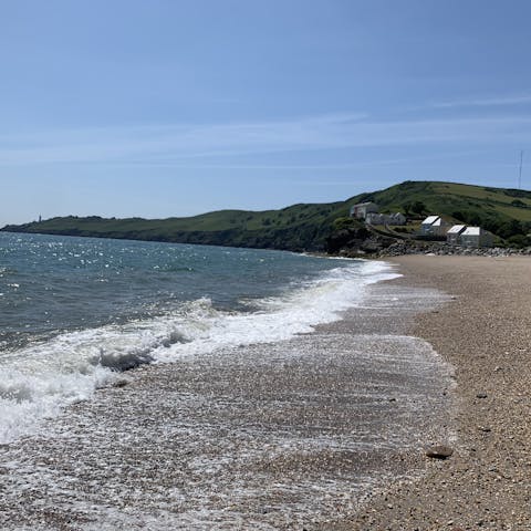 Make morning walks along Hallsands Beach part of your new routine –⁠ just five minutes away on foot