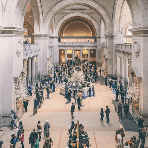 Spend the day exploring the iconic Met, a short walk away