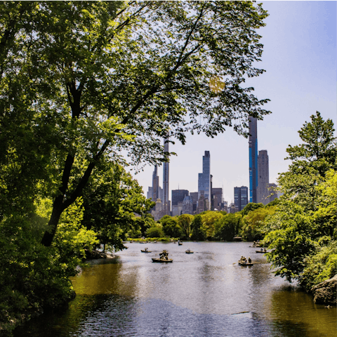 Enjoy a morning run around nearby Central Park