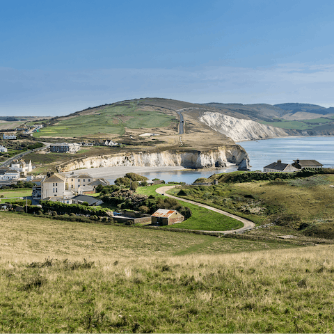 Explore the Isle of Wight's magnificent coastline, easily reached by car