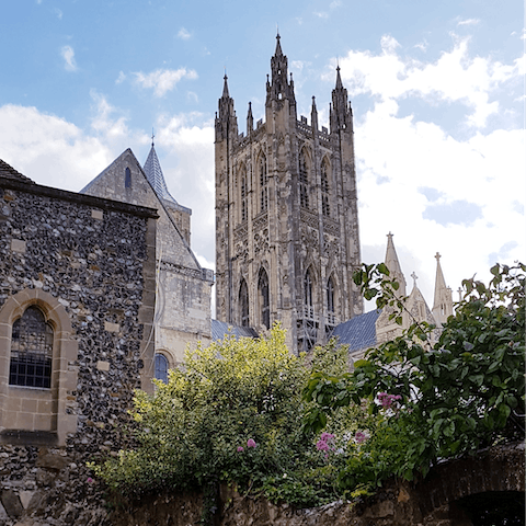 Take the short stroll into the historic heart of Canterbury