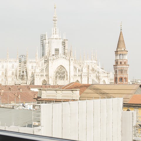Wake up to views of the Duomo from your bedroom